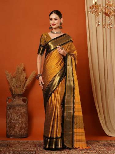 Soft Aura cotton South Indian Saree