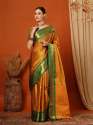 Soft Aura cotton South Indian Saree thumb 1