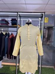 Soft J-Card Silk Mens  Long Kurta
