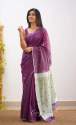 SOFT LILAN SAREE thumb 5