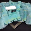 Soft pure organza handwork sarees  thumb 2