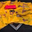 Soft pure organza handwork sarees  thumb 5