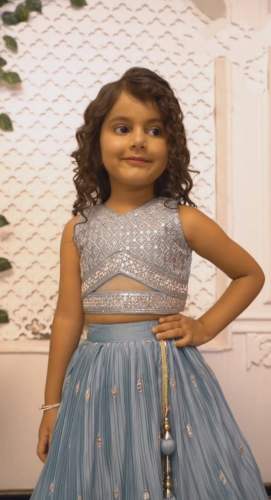 Stitched Lahenga -Blouse with Dupatta 