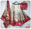 Stunning Patola And Ikat Printed Silk Lehenga  thumb 10