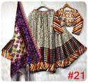 Stunning Patola And Ikat Printed Silk Lehenga  thumb 11