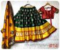Stunning Patola And Ikat Printed Silk Lehenga  thumb 4