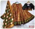 Stunning Patola And Ikat Printed Silk Lehenga  thumb 6