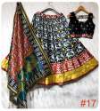 Stunning Patola And Ikat Printed Silk Lehenga  thumb 7