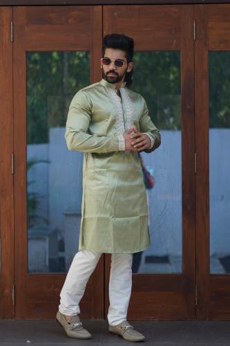 Unique Mens Wear Silk Kurta by rudrika creation