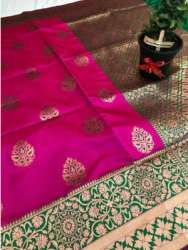 Ladies Party Wear Banarasi Saree