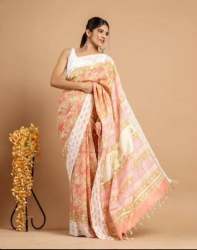  Beautiful Printed Assam Silk Saree For Ladies