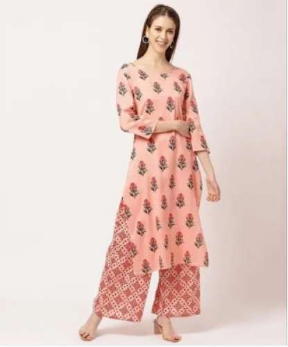 Casual Kurti Palazzo Set by Mosato Creation