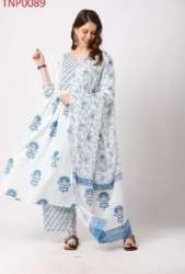 Hand Block Print Kurti With Palazzo