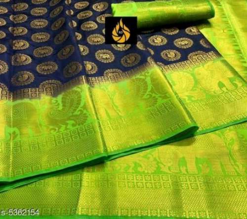 Buy Banarasi Silk Saree For Ladies by Manju Creations