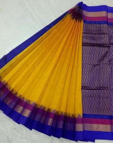 Buy Handloom Pure Kanchipuram Silk Cotton Saree