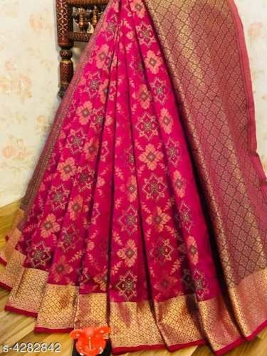 Buy Patola Silk Saree for women by Fashion Hunt