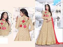 New Cream Long Suit For Women