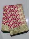 Marvel handloom bridal banarasi saree thumb 3