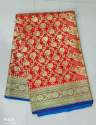 Marvel handloom bridal banarasi saree thumb 5