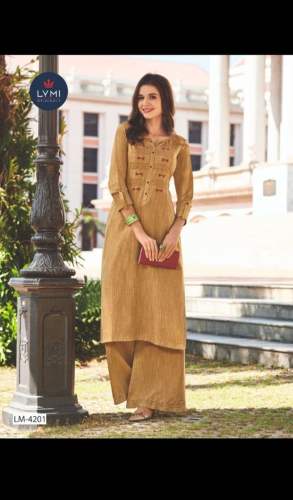 LYMI Designer Kurti Palazzo Set by Mahant Creation Pvt Ltd