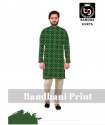 Men Bandhani print Kurta thumb 1