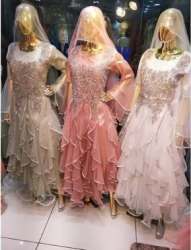 New Collection Embroidered Gown For Ladies