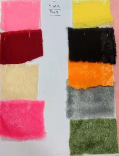 7MM Polyester Boa Fur Knitted Fabric Cloth by Mahalaxmi Fabric LX