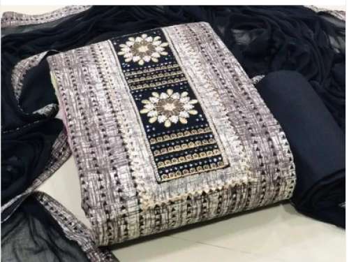 Ladies Cotton Unstitched Dress 