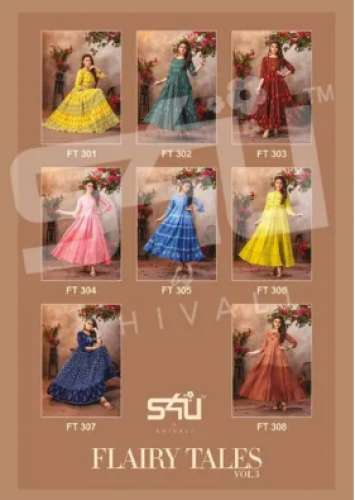 Ladies Rayon Long Kurti