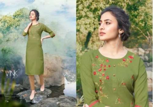 VNK Regular Wear Cotton Kurti