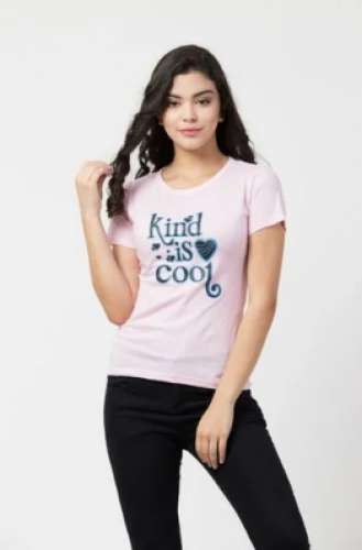Ladies Cotton T Shirt by UNIYALS by Uniyal Collections
