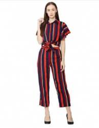 Striped Design 2pc Jumpsuit