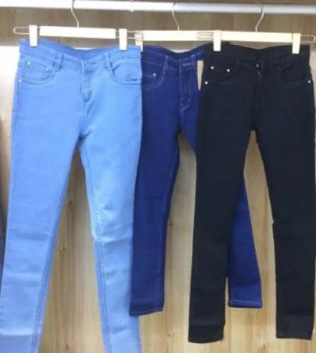 High Waist Blue Denim Ladies jeans 