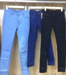 High Waist Blue Denim Ladies jeans 