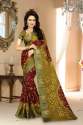 Multi Color Bandhani Saree for Ladies
