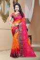 Multi Color Bandhani Saree for Ladies thumb 3