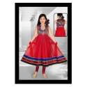  Red Anarkali Suit