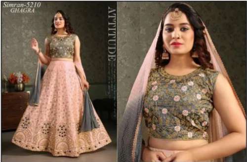 Ladies designer Embroidery Silk Lehenga Choli  by Paris Fashion