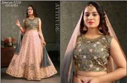 Ladies designer Embroidery Silk Lehenga Choli 