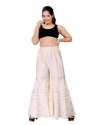 Party Wear Off White Sharara pant  thumb 1