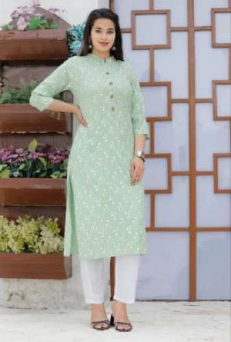 Beauty + Cotton Kurti With Pant by Salasar Enterprises