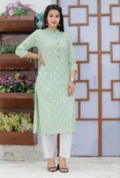 Beauty + Cotton Kurti With Pant