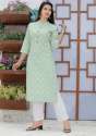 Beauty + Cotton Kurti With Pant thumb 2