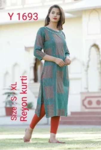 Ladies casual Straight Kurti by Beauty +