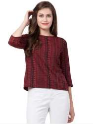 Ladies Casual Printed Top