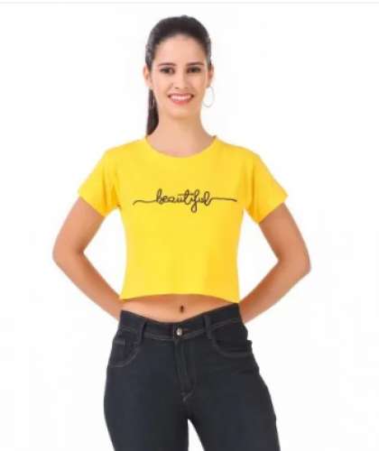 Ladies Printed Crop Top