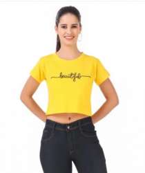 Ladies Printed Crop Top