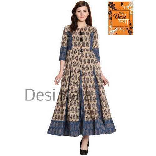 Desi Kala Stylish Anarkali Kurti by Desi Kala