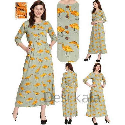 Jaipuri Print Long Kurti