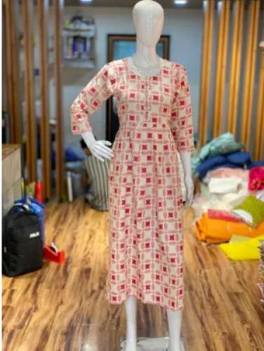 Cotton Straight Kurti